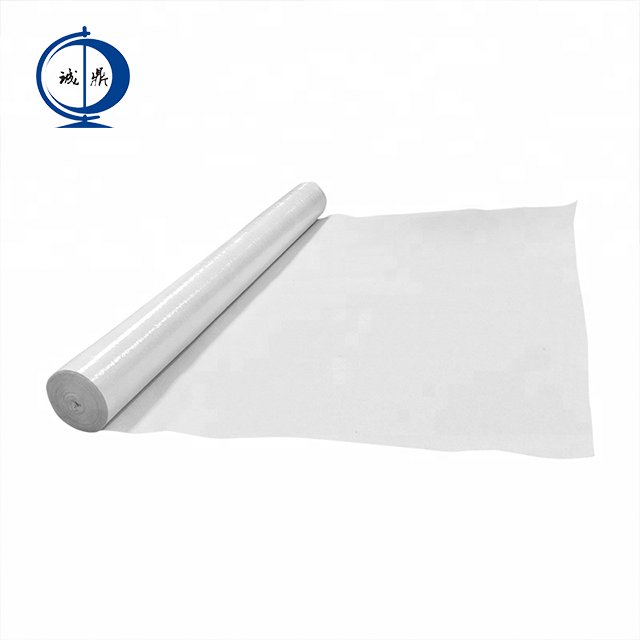 Colle de feutre non tissée auto-adhésive blanche côté tissu non tissé (rouleaux longs de qualité de base 120 g/m² 25 m 50 m)